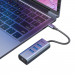 Baseus Enjoyment USB-C Hub CAHUB-M0G - USB-C хъб с три USB порта и RJ-45 Gigabit Ethernet порт за мобилни устройства с USB-C (тъмносив) 4