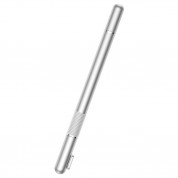 Baseus Golden Cudgel Capacitive Stylus Pen (ACPCL-0S) - тъч писалка за капацитивни дисплеи и химикал за писане (сребрист) 3
