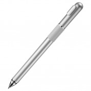 Baseus Golden Cudgel Capacitive Stylus Pen (ACPCL-0S) - тъч писалка за капацитивни дисплеи и химикал за писане (сребрист) 4