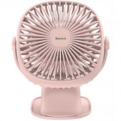 Baseus Box Clamping Fan - настолен вентилатор с щипка за закачане върху бюро или плоскости (розов) 1