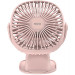 Baseus Box Clamping Fan - настолен вентилатор с щипка за закачане върху бюро или плоскости (розов) 2