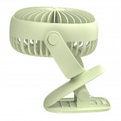 Baseus Box Clamping Fan - настолен вентилатор с щипка за закачане върху бюро или плоскости (зелен) 3
