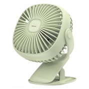 Baseus Box Clamping Fan - настолен вентилатор с щипка за закачане върху бюро или плоскости (зелен)