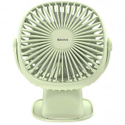 Baseus Box Clamping Fan - настолен вентилатор с щипка за закачане върху бюро или плоскости (зелен) 1