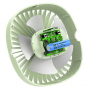 Baseus Box Clamping Fan - настолен вентилатор с щипка за закачане върху бюро или плоскости (зелен) 2