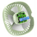 Baseus Box Clamping Fan - настолен вентилатор с щипка за закачане върху бюро или плоскости (зелен) 3