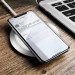 Baseus Metal Wireless Charger - поставка (пад) за безжично зареждане с технология за бързо зареждане за Qi съвместими устройства (бял) 7