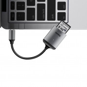 Baseus Enjoyment USB-C to SD, microSD Adapter - USB-C адаптер за свързване от USB-C към SD, microSD четец за карти (тъмносив) 2
