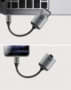 Baseus Enjoyment USB-C to SD, microSD Adapter - USB-C адаптер за свързване от USB-C към SD, microSD четец за карти (тъмносив) 7