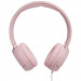JBL T500 On-ear Headphones - слушалки с микрофон за мобилни устройства (розов) 2