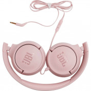 JBL T500 On-ear Headphones - слушалки с микрофон за мобилни устройства (розов) 3
