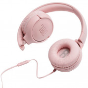 JBL T500 On-ear Headphones - слушалки с микрофон за мобилни устройства (розов) 2