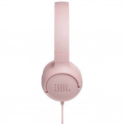 JBL T500 On-ear Headphones - слушалки с микрофон за мобилни устройства (розов) 5