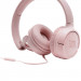 JBL T500 On-ear Headphones - слушалки с микрофон за мобилни устройства (розов) 5