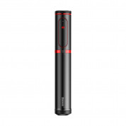 Baseus Fully Folding Bluetooth Tripod Selfie Stick - разтегаем безжичен селфи стик и трипод за мобилни телефони (черен-червен) 4