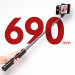 Baseus Fully Folding Bluetooth Tripod Selfie Stick - разтегаем безжичен селфи стик и трипод за мобилни телефони (черен-червен) 7