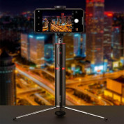 Baseus Fully Folding Bluetooth Tripod Selfie Stick - разтегаем безжичен селфи стик и трипод за мобилни телефони (черен-червен) 11