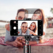 Baseus Fully Folding Bluetooth Tripod Selfie Stick - разтегаем безжичен селфи стик и трипод за мобилни телефони (черен-златист) 13