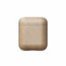 Nomad Leather Case - кожен (естествена кожа) кейс за Apple Airpods (светлокафяв) 3