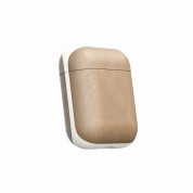 Nomad Leather Case - кожен (естествена кожа) кейс за Apple Airpods (светлокафяв) 8