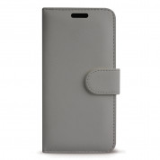 Case FortyFour No.11 Case - кожен калъф с поставка за iPhone 11 Pro Max (сив)