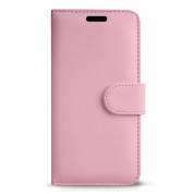 Case FortyFour No.11 Case - кожен калъф с поставка за iPhone 11 (розов)