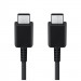 Samsung USB-C to USB-C Cable EP-DA705BBEGWW - кабел за устройства с USB-C порт (100 см) (черен) (ритейл опаковка) 1