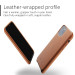 Mujjo Full Leather Case - кожен (естествена кожа) кейс за iPhone 11 Pro (кафяв) 5