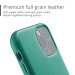 Mujjo Full Leather Case - кожен (естествена кожа) кейс за iPhone 11 Pro (зелен) 4