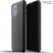 Mujjo Full Leather Case for iPhone 11 Pro (black)