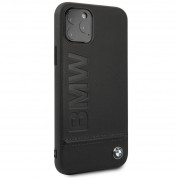 BMW Signature Genuine Leather Soft Case - кожен кейс (естествена кожа) за iPhone 11 (черен) 4