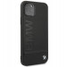 BMW Signature Genuine Leather Soft Case - кожен кейс (естествена кожа) за iPhone 11 (черен) 5