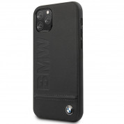 BMW Signature Genuine Leather Soft Case - кожен кейс (естествена кожа) за iPhone 11 (черен) 3
