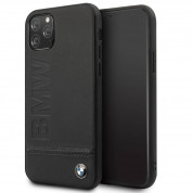 BMW Signature Genuine Leather Soft Case - кожен кейс (естествена кожа) за iPhone 11 (черен)