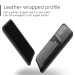 Mujjo Leather Wallet Case - кожен (естествена кожа) кейс с джоб за кредитна карта за iPhone 11 Pro (черен) 6