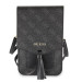 Guess Wallet Universal Phone Bag - кожена чанта (портфейл) с презрамка (черен)  2