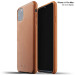 Mujjo Full Leather Case - кожен (естествена кожа) кейс за iPhone 11 Pro Max (кафяв) 1