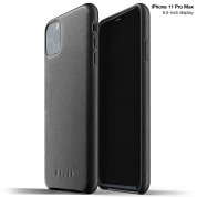 Mujjo Full Leather Case for iPhone 11 Pro Max (black)