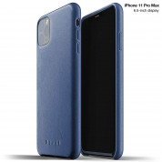 Mujjo Full Leather Case for iPhone 11 Pro Max (monaco blue)