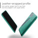 Mujjo Leather Wallet Case - кожен (естествена кожа) кейс с джоб за кредитна карта за iPhone 11 Pro Max (зелен) 2