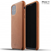 Mujjo Full Leather Case for iPhone 11 (brown)