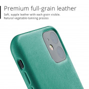 Mujjo Full Leather Case - кожен (естествена кожа) кейс за iPhone 11 (зелен) 3