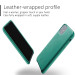 Mujjo Full Leather Case - кожен (естествена кожа) кейс за iPhone 11 (зелен) 2