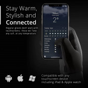 Mujjo All New Touchscreen Gloves Size S - качествени зимни ръкавици за тъч екрани (черен) 3