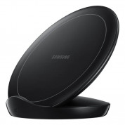 Samsung Wireless Charger Stand EP-N5105TB, 9W - поставка (пад) с Fast Charge за безжично захранване (черен) 