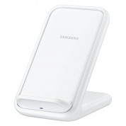 Samsung Wireless Charger Stand EP-N5200TW, 15W - поставка (пад) с Fast Charge за безжично захранване (бял)