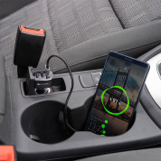 4smarts Fast Car Charger Voltroad 7P+ - зарядно за кола с технология за бързо зареждане и три USB изхода (тъмносив) 7