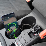 4smarts Fast Car Charger Voltroad 7P+ - зарядно за кола с технология за бързо зареждане и три USB изхода (тъмносив) 5