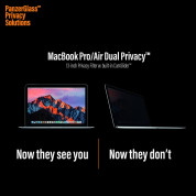 PanzerGlass Magnetic Privacy - магнитно защитно покритие с определен ъгъл на виждане за дисплея на MacBook Air 13 (2018-2020), MacBook Pro Touch Bar 13 (2016-2020), MacBook Pro 13 (2016-2020) 5