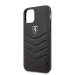 Ferrari Heritage Quilted Leather Hard Case - кожен кейс (естествена кожа) за iPhone 11 Pro Max (черен) 4
